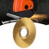 Circular Saw Blade 72 Teeth Ti Plated High Speed Steel