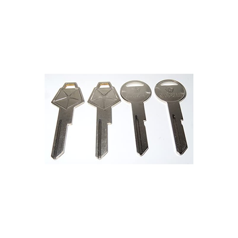 Strattecc 4 Keys Compatible with Dodge Challenger Key Blanks 1970