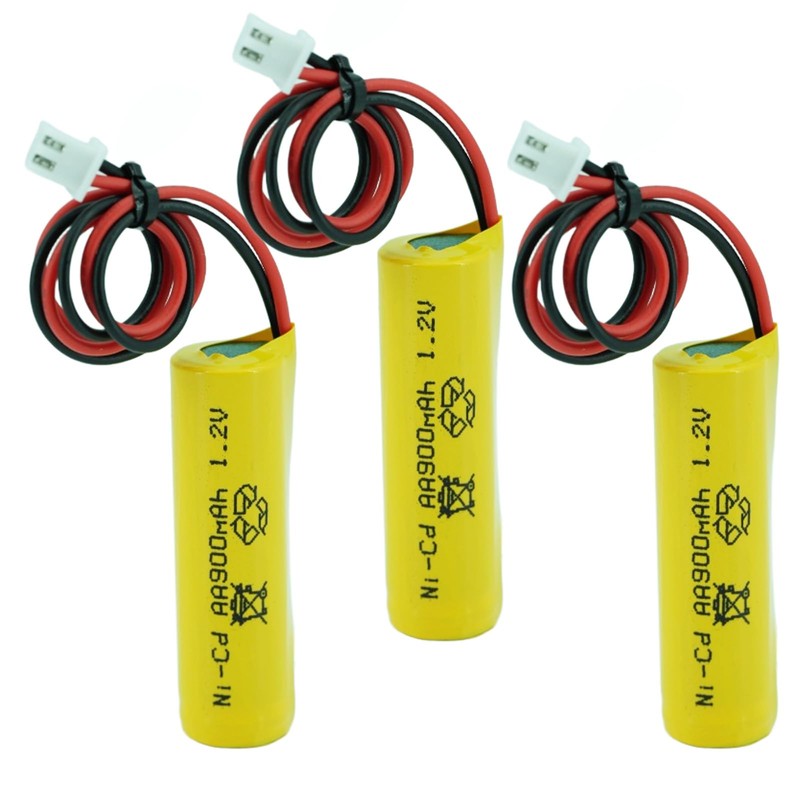 AA 900mAh 1.2V Exit Sign Emergency Light Batteries for UnitechOSA268