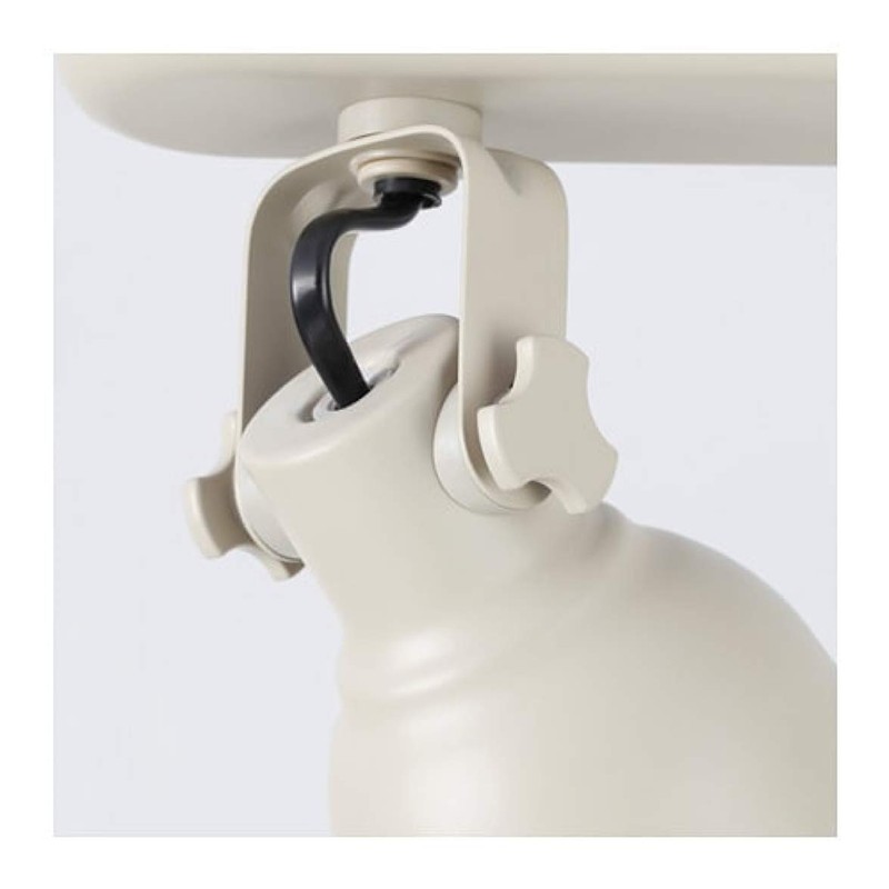 IKEA Hektar Ceiling Track 3 Spotlights Beige 904.148.97