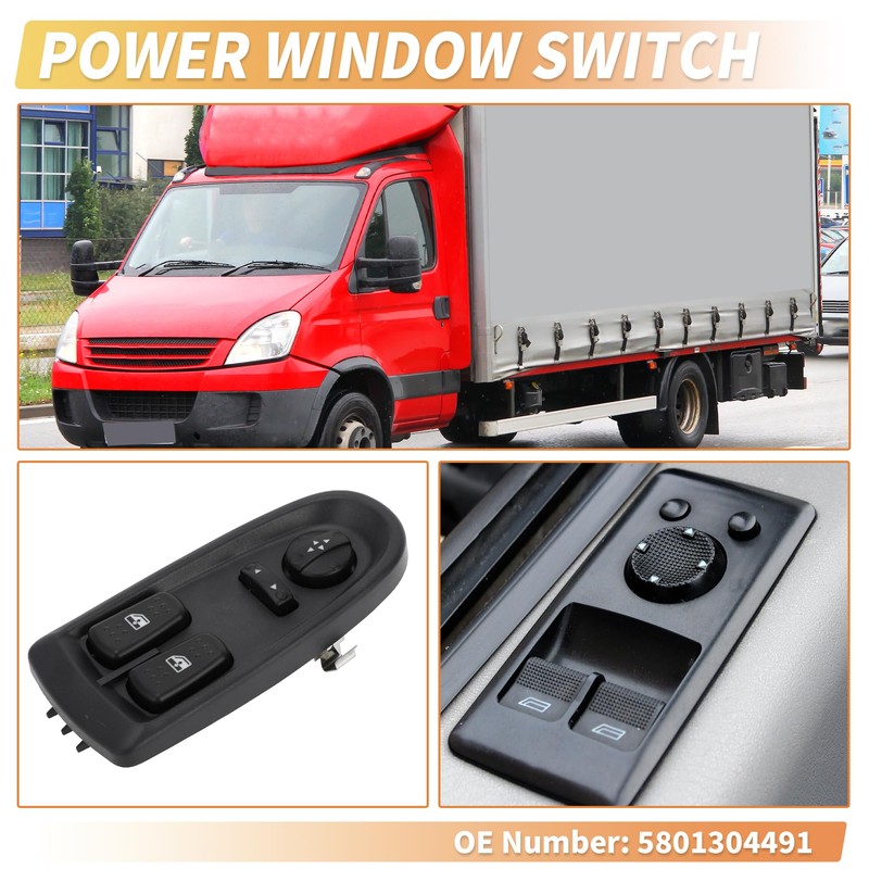 A ABSOPRO Front Left Driver Side Power Window Switch for