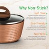 NutriChef 12-Piece Hard Anodized Nonstick Cookware Set - Induction Ready