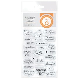 Tonic Studios Stamp Set-from The Heart Sentiments