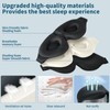 ZGGCD Sleep Mask for Side Sleeper, Light Blocking Sleeping Eye
