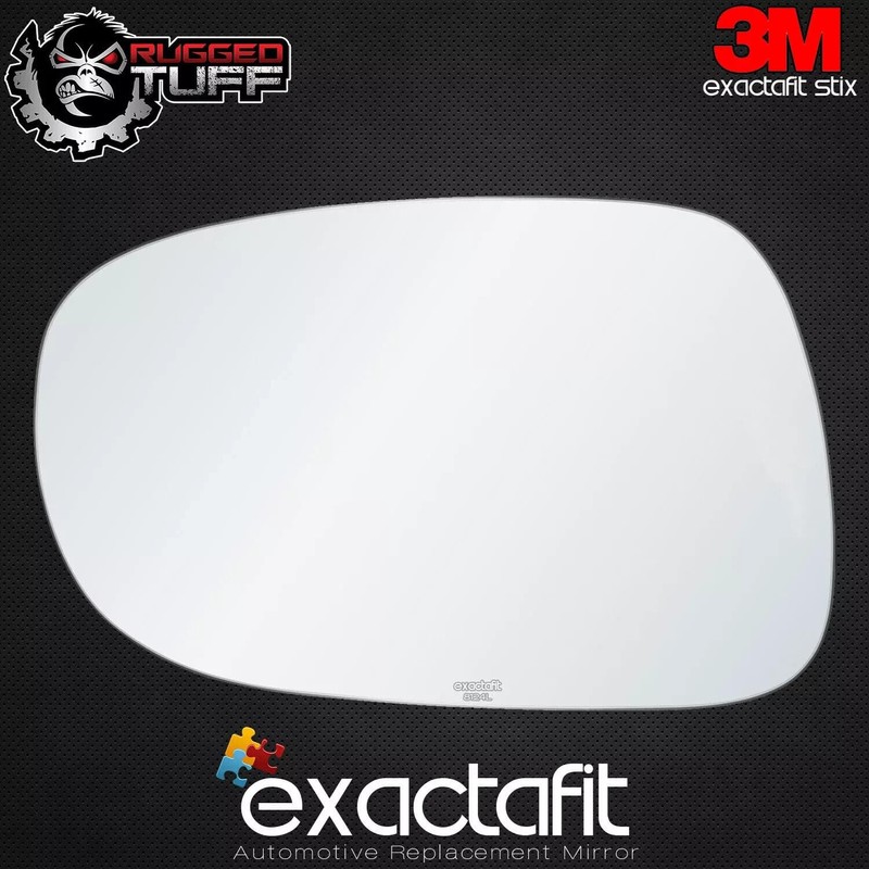 exactafit 8124L Driver Side Mirror Glass Replacement Repair Compatible With