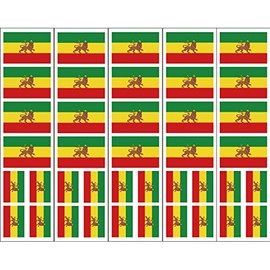 40 Tattoos: Rastafarian Flag, Rastafari Ethiopia Party Favors
