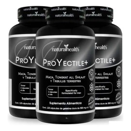 Suplemento Herbales Minerales Vitaminas Cápsulas Natural Health ProYectile                                                                            