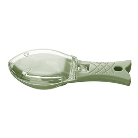 Luckious - Household Fish Scaler with Lid, Fish Scaler with Transparent Lid, Multifunctional Fish Scaler, Fish Scaler Scraper Kitchen Cooking Tool (Blue or Green)