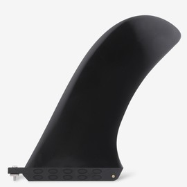 Plastic Fins Single 9.25" Black for Surfboards