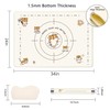 COOKSTYLE 34x24 Inch Extra Thick Silicone Pastry Board, Silicone Baking