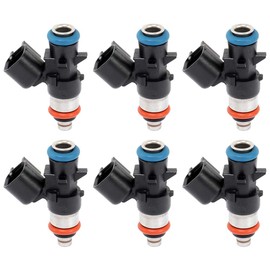 Set of 6 Fuel Injector - Compatible with 2011-2014 for Dodge Avenger 3.6L 2011-2016 for Chrysler Town & Country 3.6L 2011-2019 for Chrysler 300 3.6L- Replace Part 0280158233