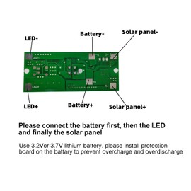 Asixxsix Controlador de lámpara Solar, Placa de Circuito Solar de inducción de Cuerpo Humano de sincronización con Control Remoto para jardín