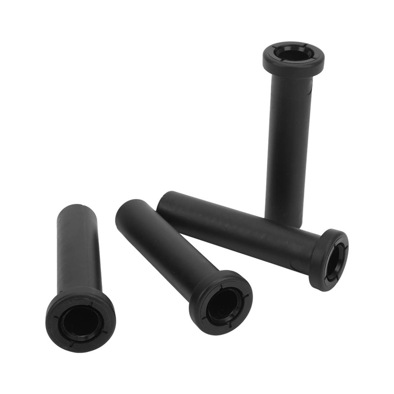 4pcs Front A Arm Long Bushing with Spacer Black Replacement