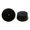 GSC International RS-12-1 Black Stoppers Rubber, #12, 1 Hole, 1
