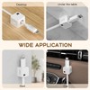 SC+ 6 Pack Magnetic Cable Clips • Cord Holder Under