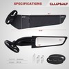 Angle Wing Rearview Mirror, Racing Motorcycle Adjustable Side Rear View