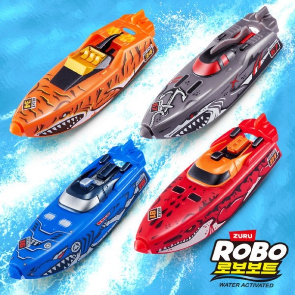 Roboboat Bath Water Play Boat Robot Toy / 로보보트 목욕