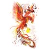 Dopetattoo 6 Sheets Temporary Tattoos Phoenix Birds Fire Bird Flying