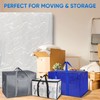 TICONN 2PK Mattress Bags for Moving, Waterproof, 16" Thick, Heavy-Duty,