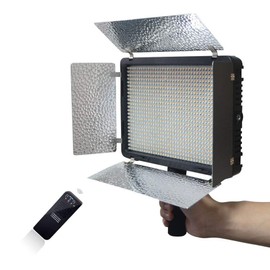 Mcoplus LED-520 Video Lighting Kits, High Brightness Video Lights 3200-5500K Led Light Panel for Photography Video Lighting Studio Interview Portrait, with Remote/Diffuser/Handgrip/Power Adapter