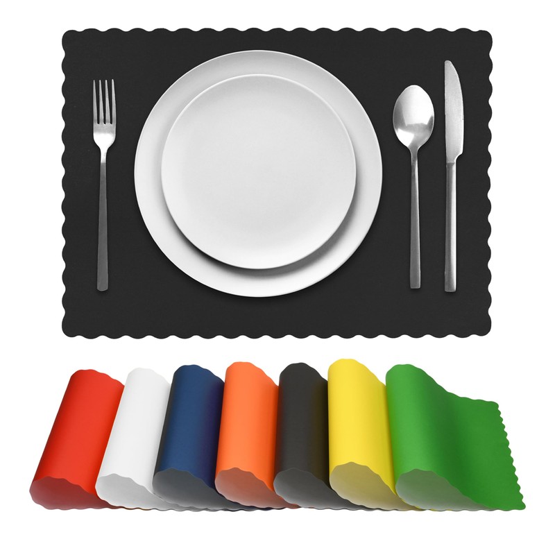 paper placemats black (50)