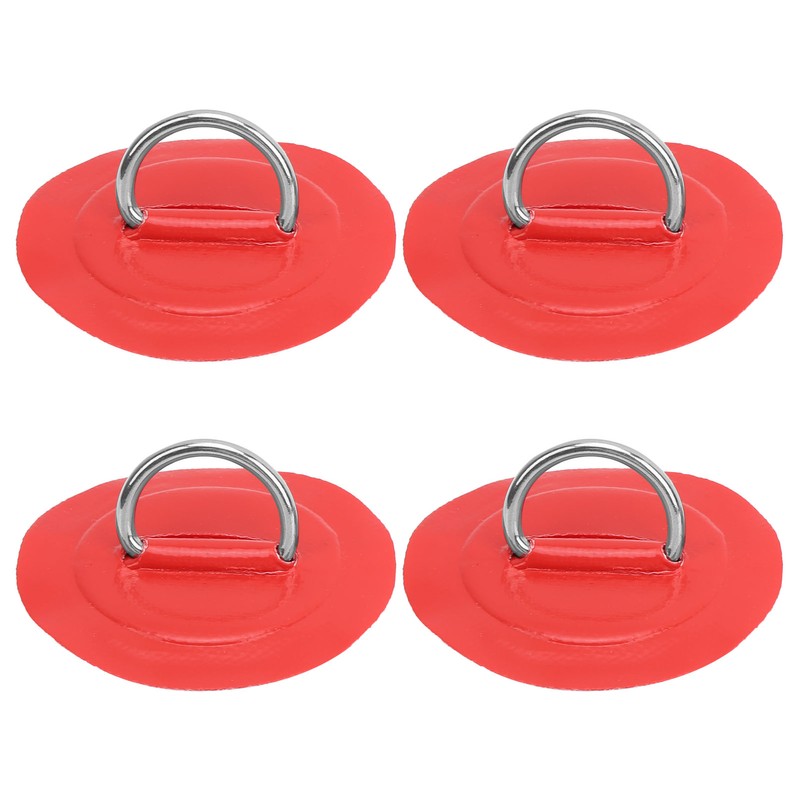4pcs Inflatable Boat Kayak DRing Pad Patch Marine Fixed Buckle