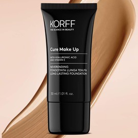 Korff Cream Foundation, Matte Effect, Long Lasting, Medium Coverage - High, Anti-Aging Formula with Hyaluronic Acid 05