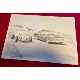 Two Lane Blacktop by Ian  Jones Limited Edition Signed Prints, from 1996 NOS!!!