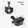 Koolehaoda Panorama Tripod Head 360 Degree Rotation Panoramic Head Aluminium