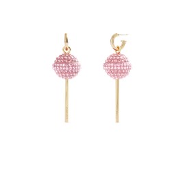 COACH Womens Pavé Lollipop Drop Earrings