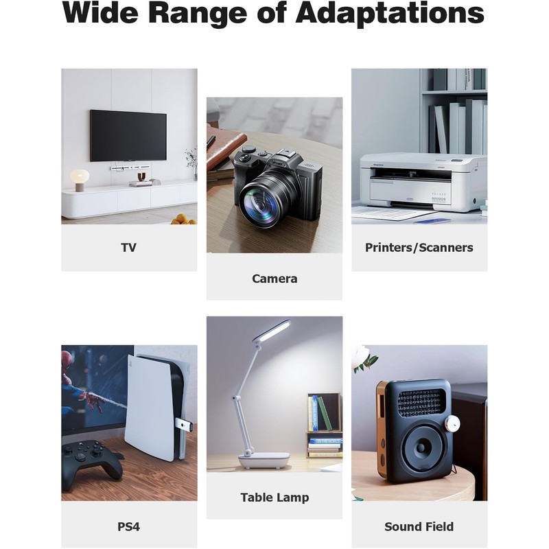 Mr.Gadget's Solutions 2 Meter 3-Prong Power Cable – Universal Kettle