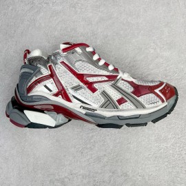 Breathable Retro Paris Style 7 Runner Dad Shoes Unisex Sporty Couple Sneakers Fashionable Mesh Lining Rubber Sole DropshippingColor: Gray red, EUR Size: 45