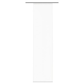 HOME WOHNIDEEN Panel Curtain Half Organza Transparent ROM Colour White Size W x H 60 x 245 cm