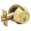 Cal Royal GL220 Gate Latch - Polished Brass, Single Cylinder