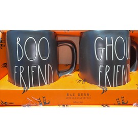 Rae Dunn BOO FRIEND And GHOUL FRIEND Mug Set