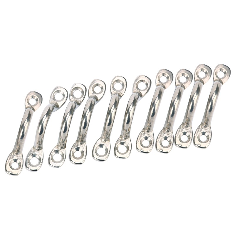 Amarine Made Pack of 10 Stainless Steel Bimini Boat Top