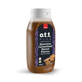 Macphie o.t.t® Plus Speculoos Flavour Dessert Topping, 500g (Single)