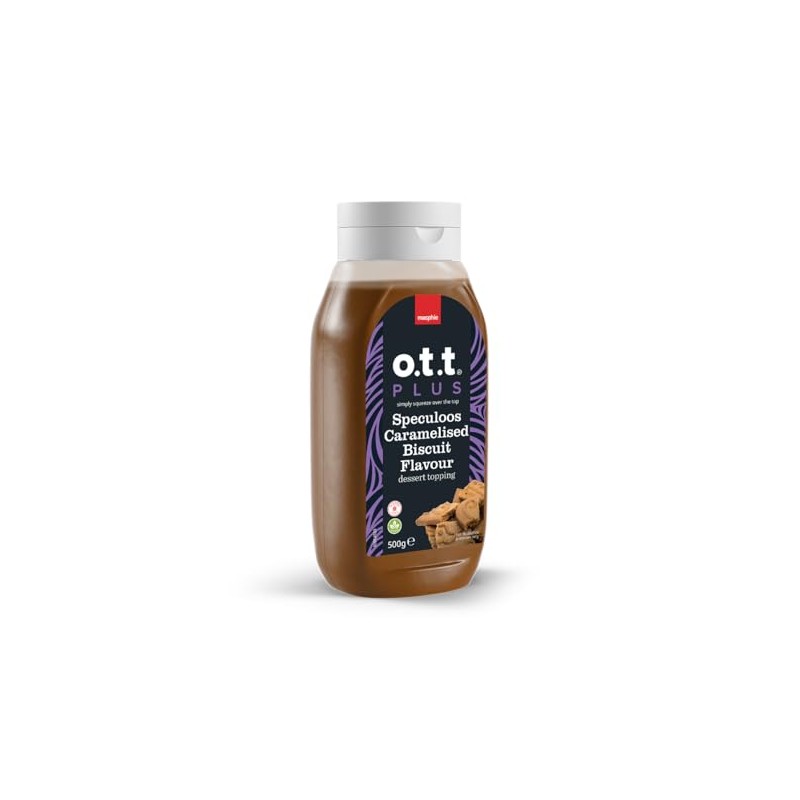Macphie o.t.t® Plus Speculoos Flavour Dessert Topping, 500g (Single)
