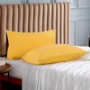 Evolive Ultra Soft Brushed Microfiber Standard Size 20"x30" Pillowcases Pair