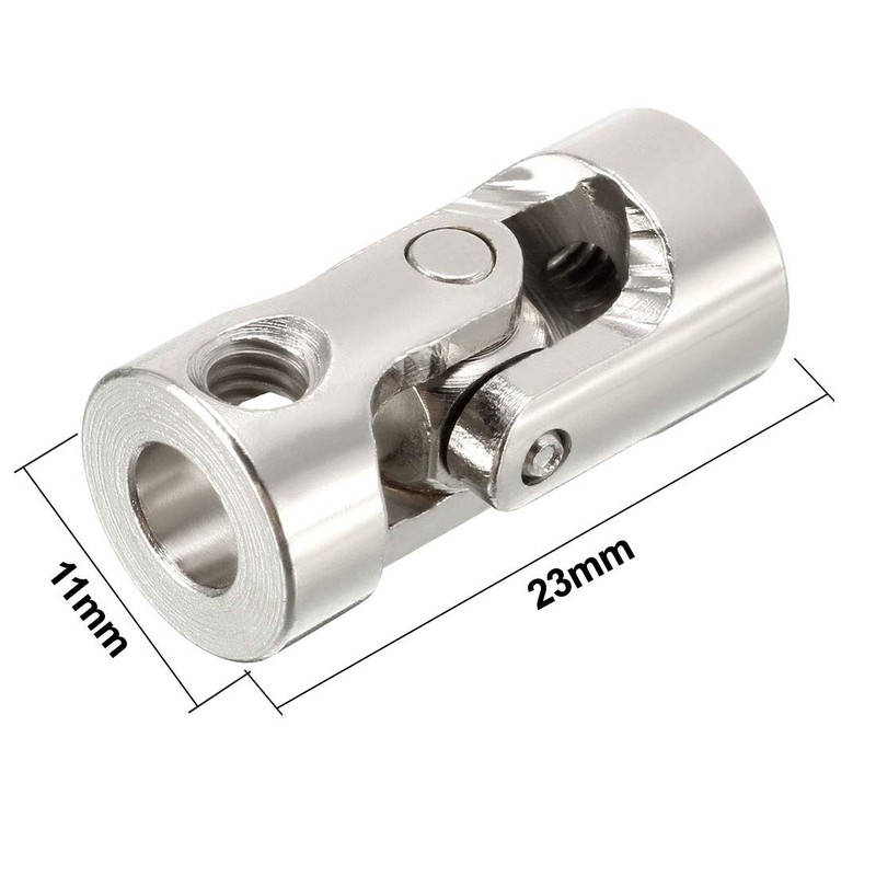 sourcing map 3pcs 5mm to 5mm Inner Dia Rotatable Universal
