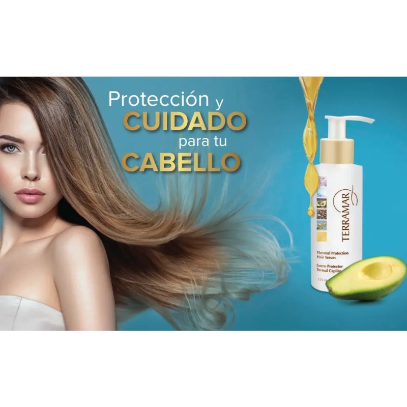 3 Piezas Serum Capilar Protector De Calor Terramar + Regalo