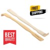 Unbranded 2Pcs Wooden Bamboo Back Scratcher Long Handle Itch Relief