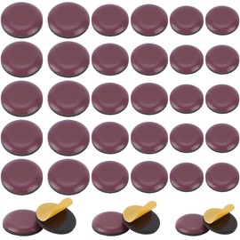 CREATCABIN 36Pcs 3 Sizes Appliance Slider for Kitchen Self Adhesive Small Appliance Sliders Easy to Move Space Saving Home Must Have Gadgets Furniture Protection Pads for Countertop Coffee Maker Brown