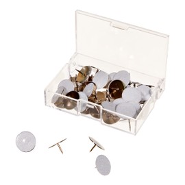 Allen Company Reflective Trail Marking Tacks (Pack of 50) White, 1/2"