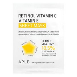 Mascarilla Coreana Retinol Vitamina Purificante