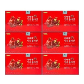 Rosina Beauty's Pomegranate Collagen 25g x 25 packets (6) - WAO - / 로지나 미녀의 석류콜라겐 25g x 25포 6개 - WAO -