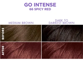 SoftSheen-Carson Dark and Lovely Ultra Vibrant Permanent Hair Color Go Intense Hair Dye for Dark Hair with Olive Oil for Shine and Softness, Spicy Red