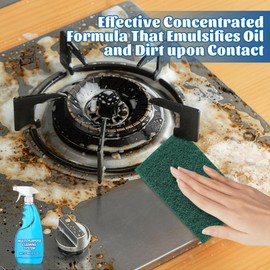 Foam Spray, 2025 New Foam Spray Tablets and Spray Bottle, Spray All Purpose Cleaner, Multi-Purpose Spray Cleaner for Kitchen, Cabinet, Countertops, Ovens