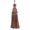 DecoPro Pink Green LT Green 5.5" Decorative Key Tassel Dusty