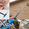 Wolfride Stainless Steel Tweezers Precision Tweezer Tool Set for Electronics